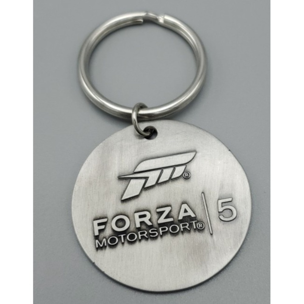 Forza Motorsport 5 Xbox One Rare Promo Metal Keychain Keyring Collectible